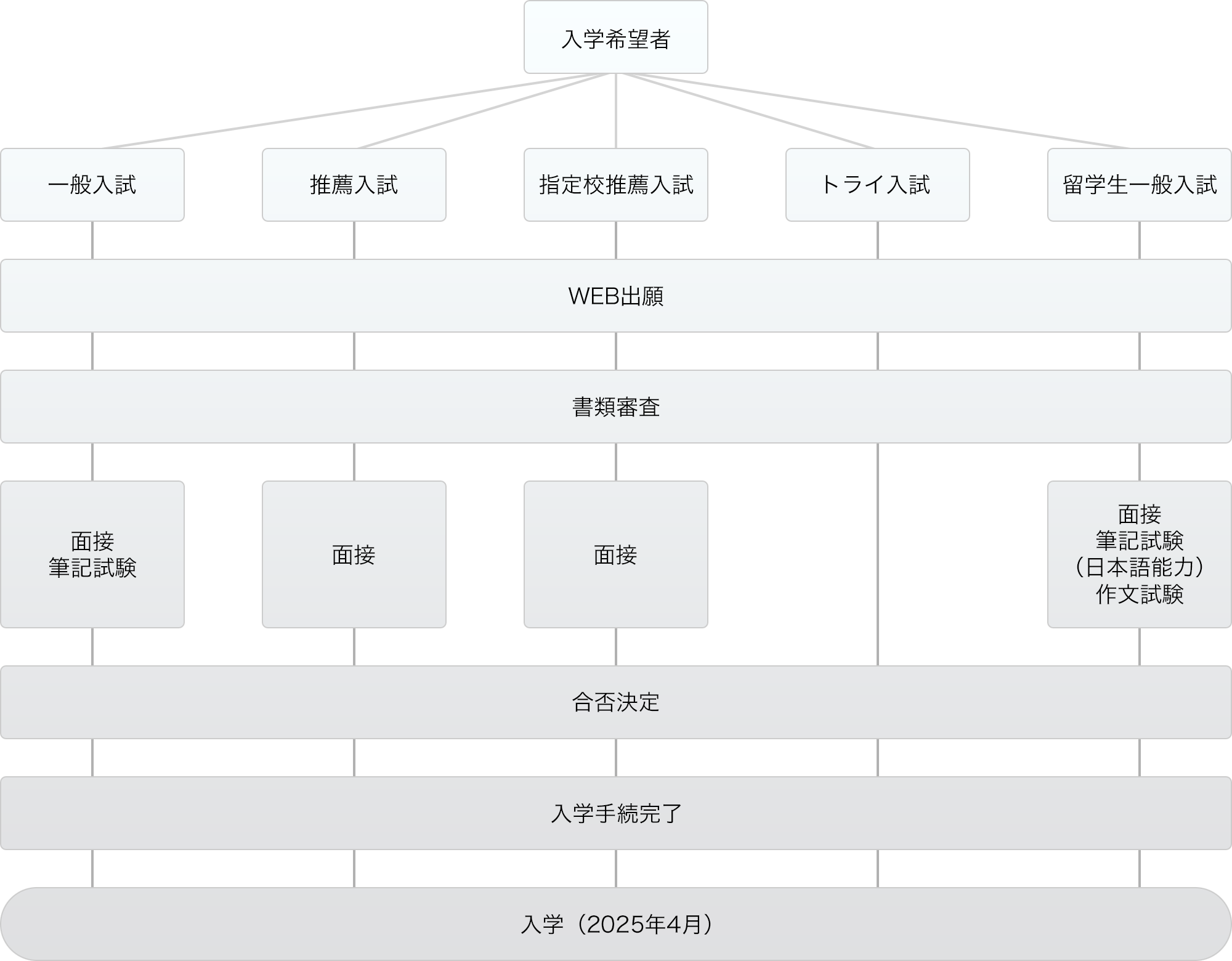 願書提出から入学までの流れ